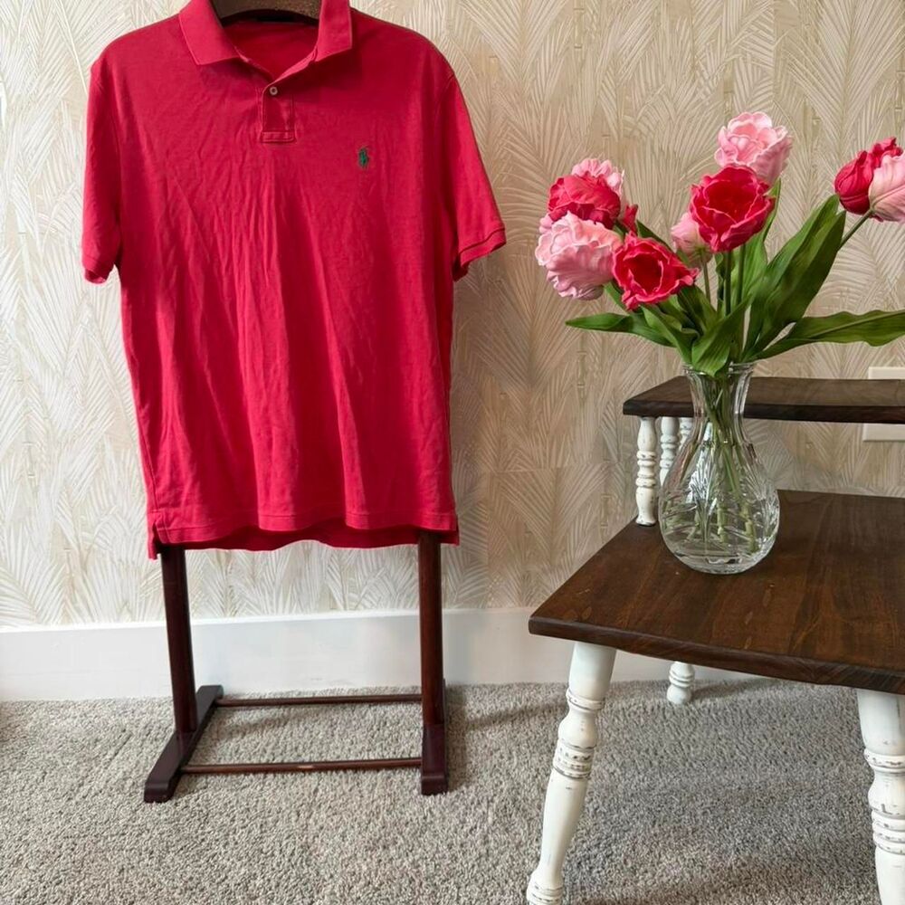 Polo, Ralph Lauren Men'sPink Polo-L